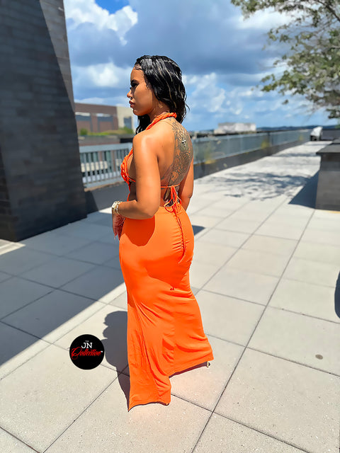 Bohemian Citrus Dress