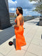 Bohemian Citrus Dress