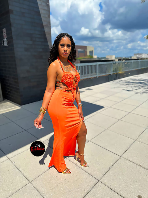 Bohemian Citrus Dress